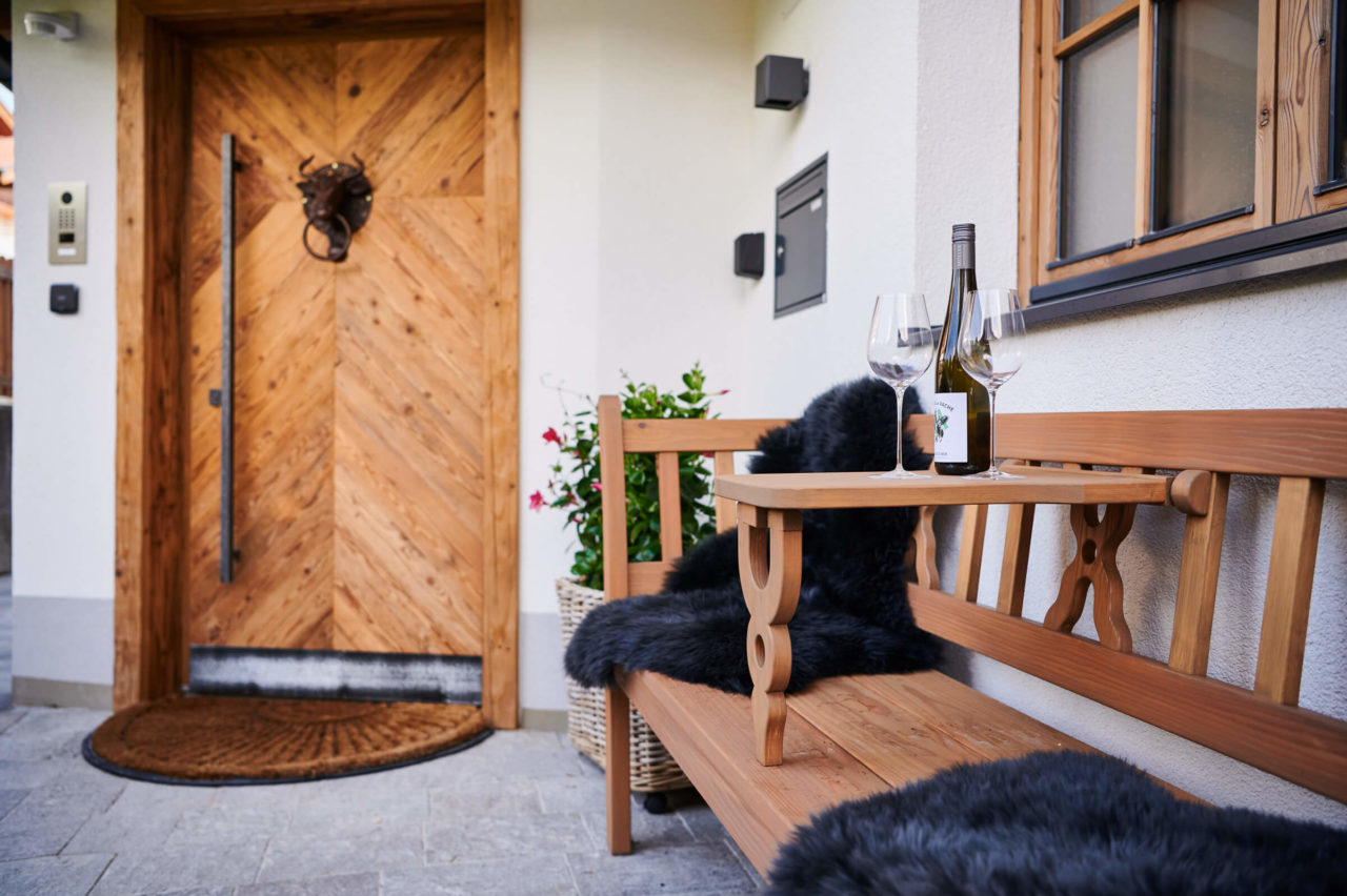 Entrance at holiday home Chalet Evi in Kaprun, Austria
