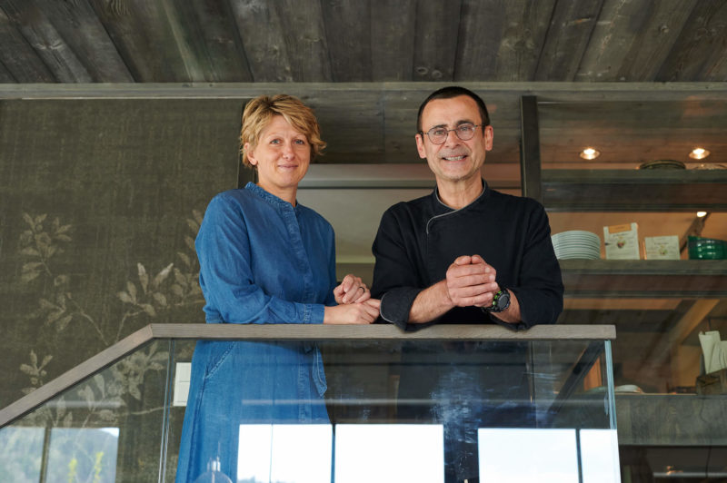 Gastgeberin Eveline & und Koch Jean-Claude Bigand im Chalet Evi in Kaprun Zell am See