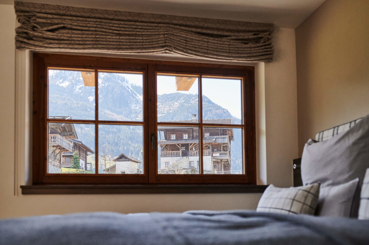 Bedroom at holiday home Chalet Evi in Kaprun, Austria